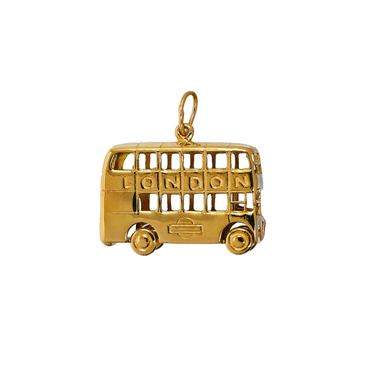 Pre-Owned 9ct Gold London Double Decker Bus Charm