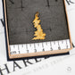 Pre-Owned 9ct Gold Map Of Great Britain Charm
