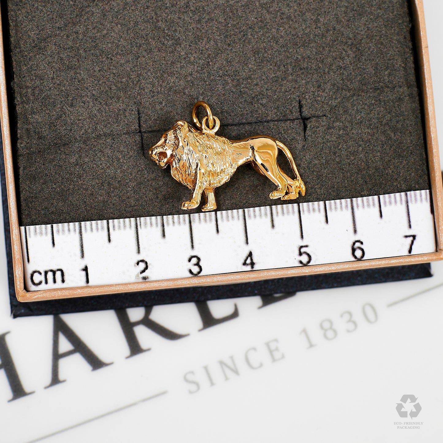 Pre-Owned 9ct Gold Lion Charm