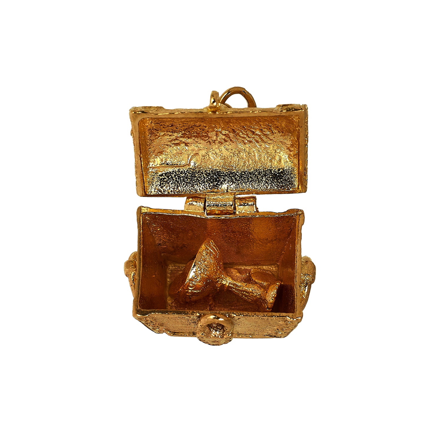 Pre-Owned 9ct Gold Treasure Chest Charm