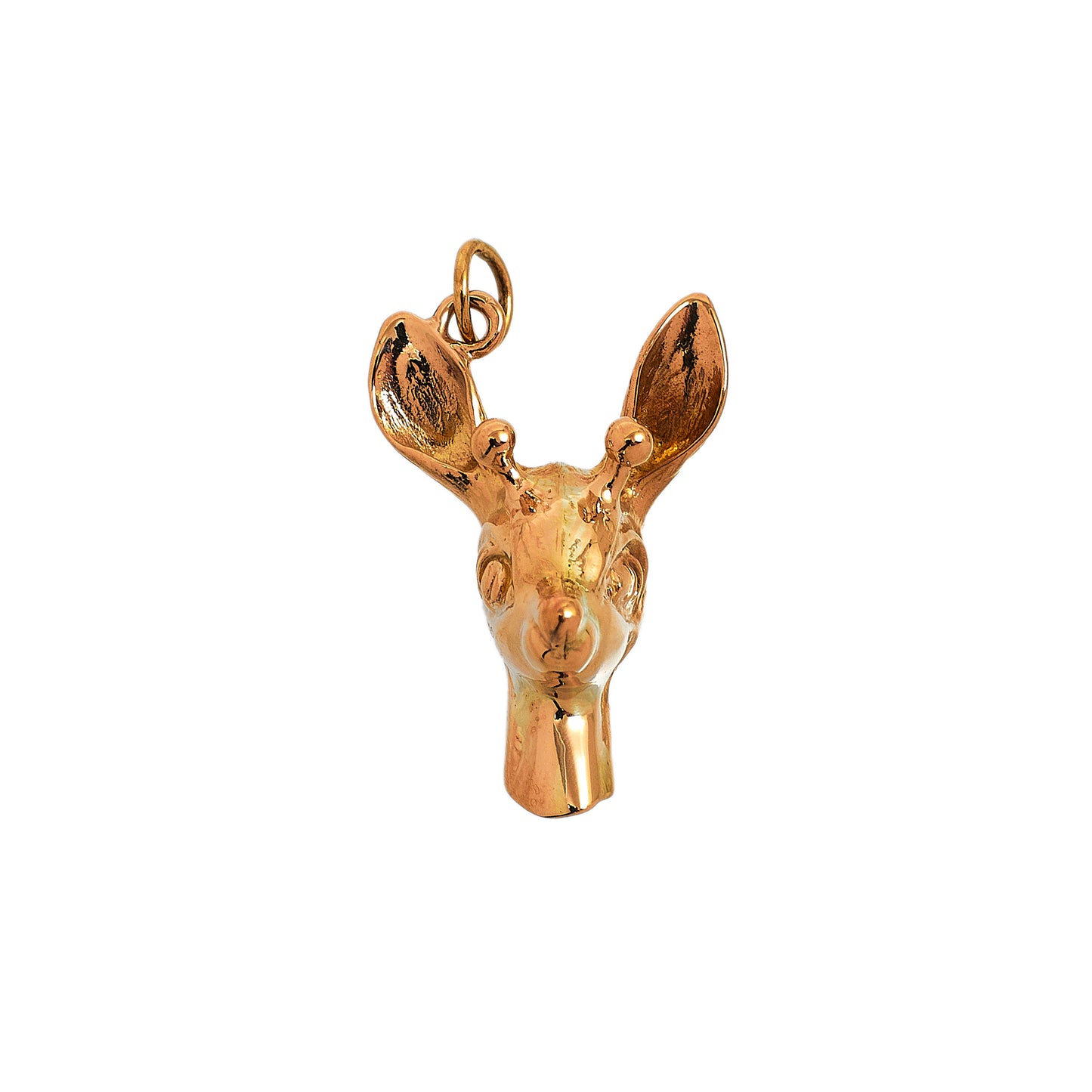 Pre-Owned 9ct Gold Deer Head Charm
