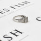 Pre-Owned 18ct White Gold Princess Cut Diamond Ring Size L