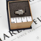 Pre-Owned 18ct White Gold Princess Cut Diamond Ring Size L