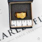 Pre-Owned 9ct Gold Diamond Buckle Ring Size R
