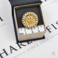 Pre-Owned 9ct Gold CZ Surround St George Ring Size S