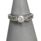 Pre-Owned 18ct White Gold Diamond Ring & Diamond Shoulders
