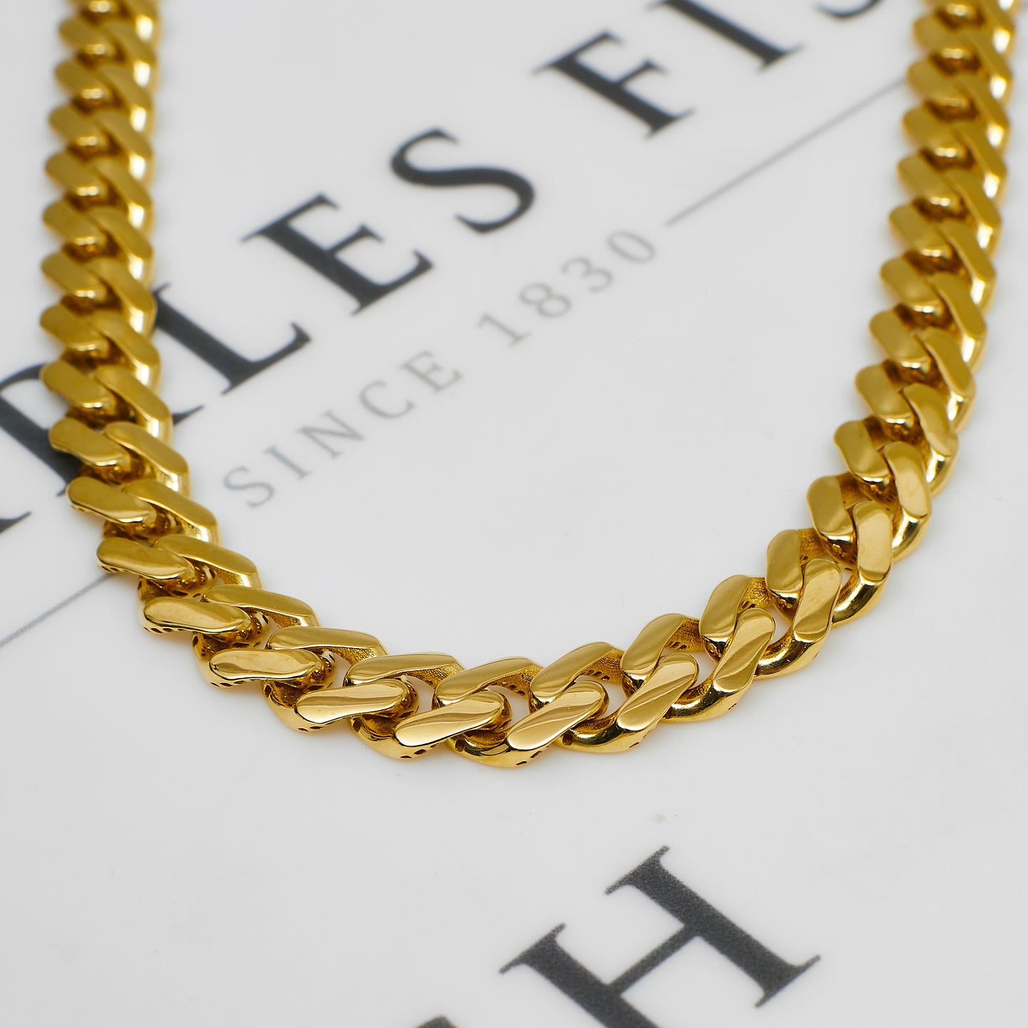 Pre-Owned 14ct Gold Curb Chain Necklace 18 Inch