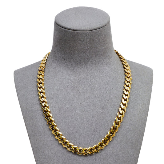 Pre-Owned 14ct Gold Curb Chain Necklace 18 Inch