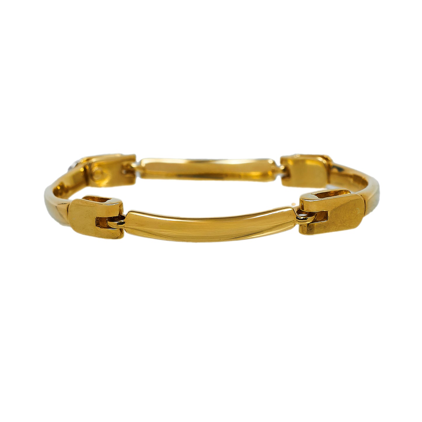 Pre-Owned 9ct Gold Flexi Hinged Bangle