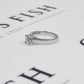 Pre-Owned 18ct White Gold Diamond Single Stone Ring Size J