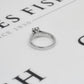 Pre-Owned 18ct White Gold Diamond Single Stone Ring Size J