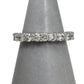 Pre-Owned 18ct White Gold Diamond Half Eternity Ring Size N