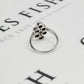 Pre-Owned 18ct White Gold 6 Rub Over Diamond Ring Size M