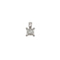 Pre-Owned 18ct White Gold Princess Cut Diamond Pendant