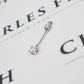 Pre-Owned 18ct White Gold 2 Diamond Drop Pendant