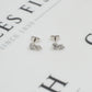 Pre-Owned 18ct White Gold 2 Diamond Stud Earrings