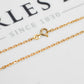 Pre-Owned 9ct Gold Trace Chain Necklace 18 Inch