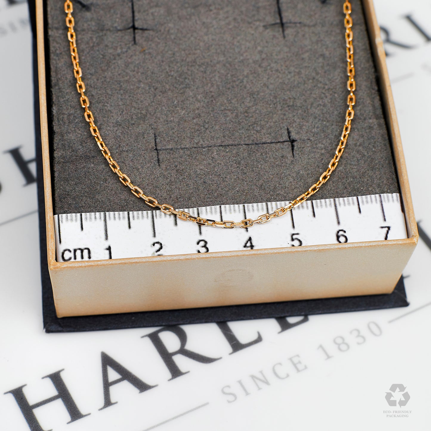 Pre-Owned 9ct Gold Trace Chain Necklace 18 Inch
