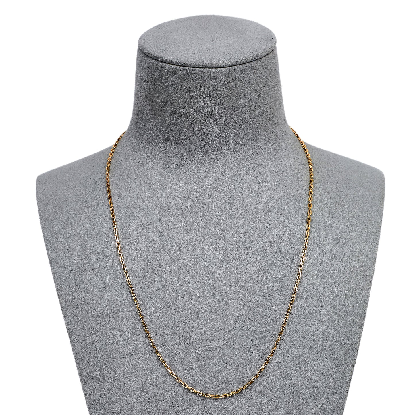 Pre-Owned 9ct Gold Trace Chain Necklace 18 Inch