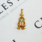 Pre-Owned 9ct Gold CZ Clown Pendant