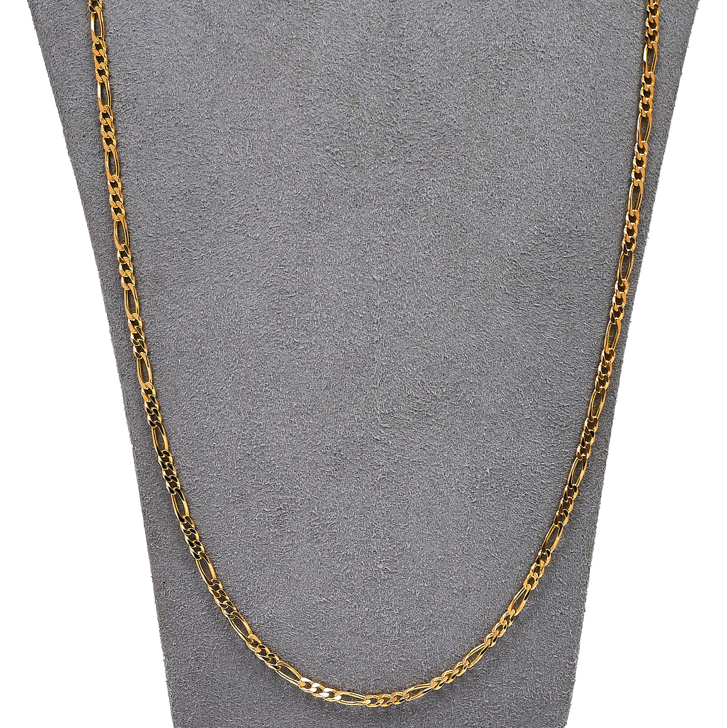 Pre-Owned 9ct Gold Figaro Chain Necklace 30 Inch