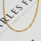 Pre-Owned 9ct Gold Figaro Chain Necklace 30 Inch