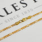 Pre-Owned 9ct Gold Figaro Chain Necklace 30 Inch