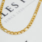 Pre-Owned 9ct Gold Figaro Chain Necklace 22 Inch