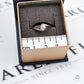 Pre-Owned 18ct White Gold Diamond Twist Design Ring Size J