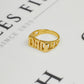 Pre-Owned 9ct Gold Cherish DAD Ring Size T