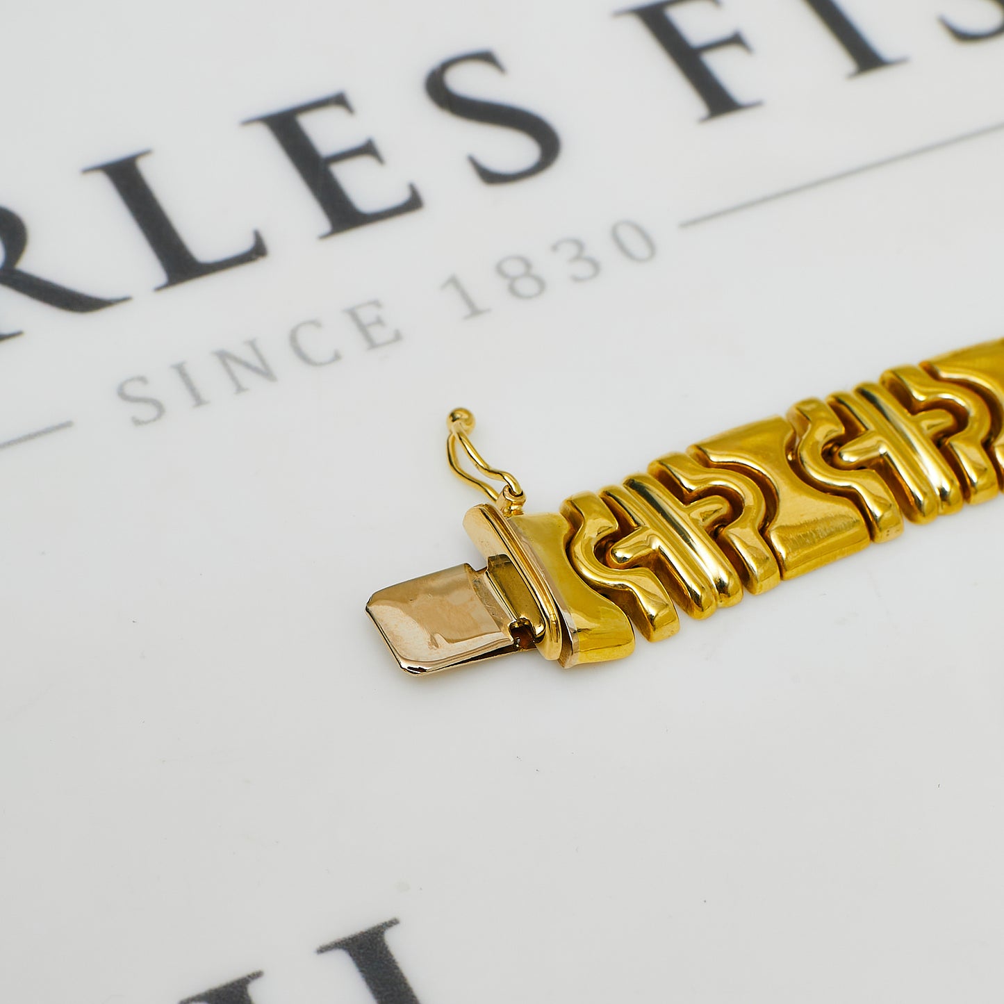 Pre-Owned 14ct Gold Chain Bracelet 8 Inch