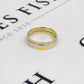 Pre-Owned 9ct Gold Mens 2 Tone Wedding Band Ring Size U