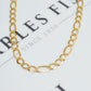 Pre-Owned 9ct Gold Figaro Chain Necklace 24 Inch