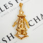 Pre-Owned 9ct Gold Oversized CZ Clown Pendant