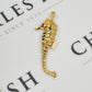 Pre-Owned 9ct Gold CZ Seahorse Pendant