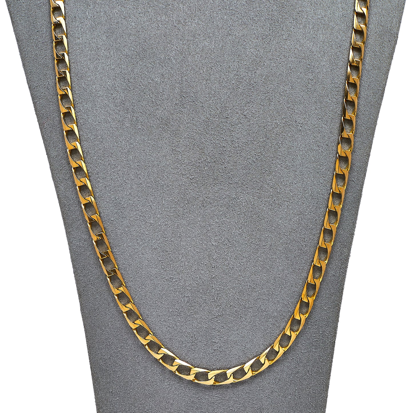 Pre-Owned 9ct Gold Curb Chain Necklace 26 Inch