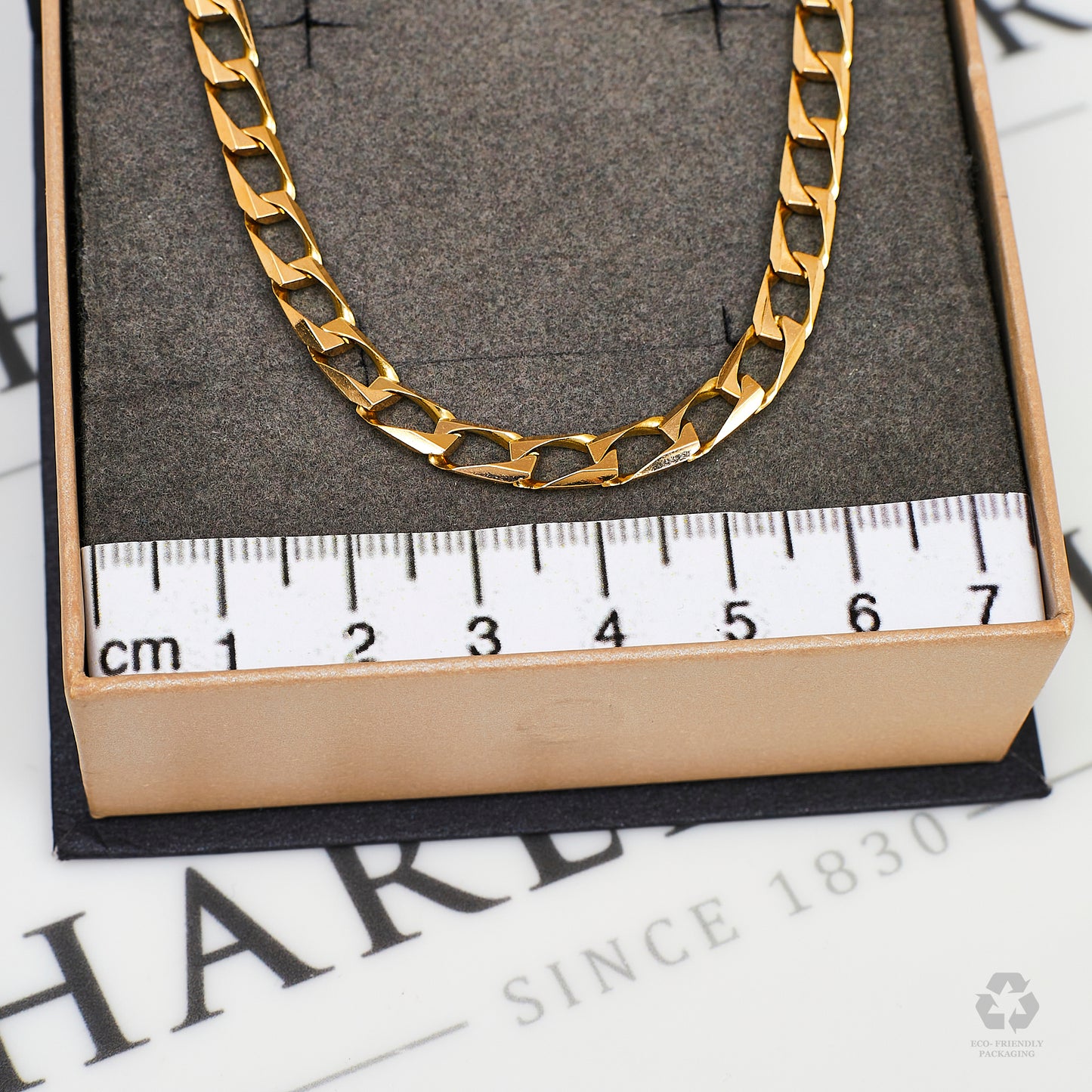 Pre-Owned 9ct Gold Curb Chain Necklace 26 Inch