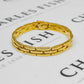 Pre-Owned 18ct Gold Brick Design Bracelet 7.5 Inch