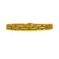 Pre-Owned 18ct Gold Brick Design Bracelet 7.5 Inch