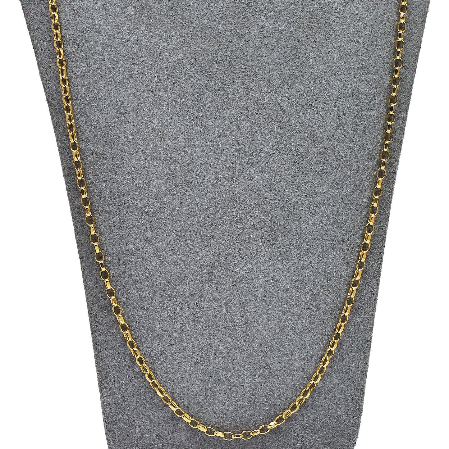 Pre-Owned 9ct Gold Belcher Chain Necklace 29 Inch