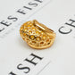 Pre-Owned 18ct Gold Dimple Bump Head Ring Size Q.5