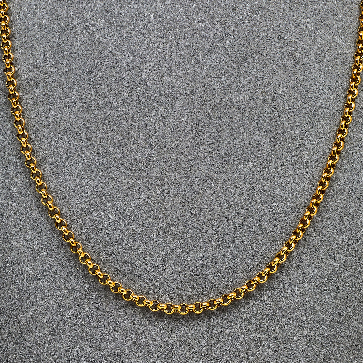 Pre-Owned 9ct Gold Belcher Chain Necklace 20 Inch