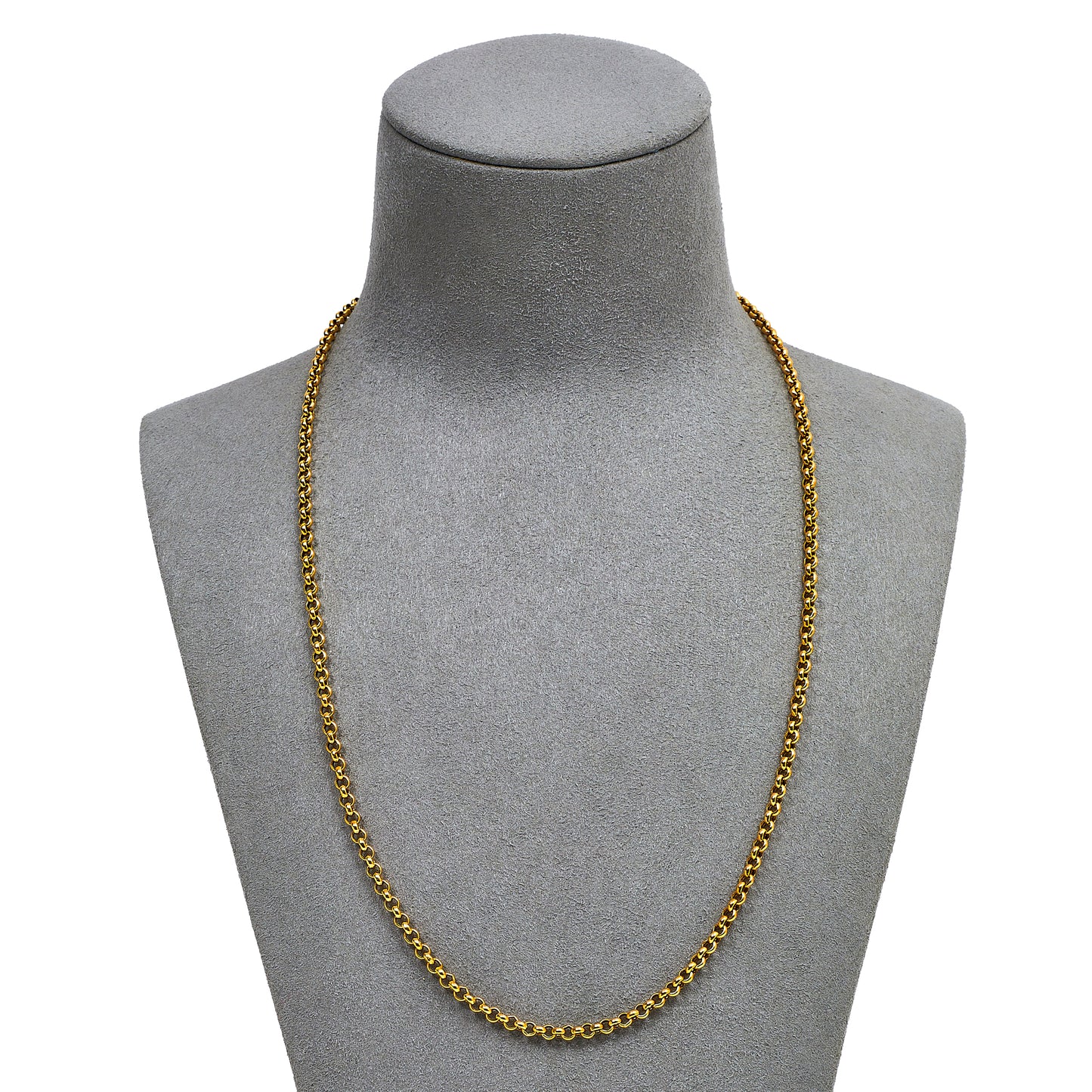 Pre-Owned 9ct Gold Belcher Chain Necklace 20 Inch