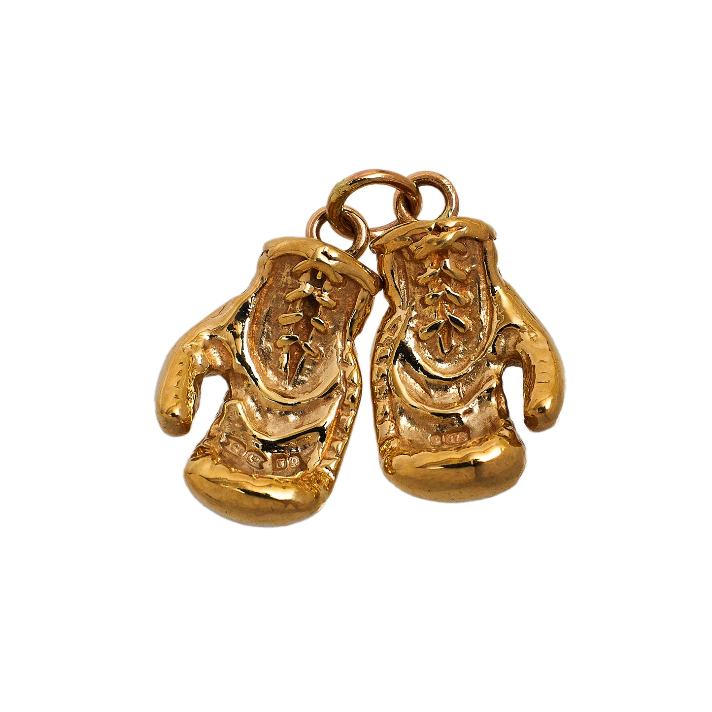 Pre-Owned 9ct Gold Boxing Gloves Charm