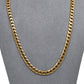 Pre-Owned 9ct Gold Curb Chain Necklace 20 Inch