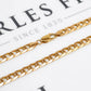 Pre-Owned 9ct Gold Curb Chain Necklace 20 Inch