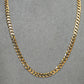 Pre-Owned 9ct Gold Curb Chain Necklace 18 Inch