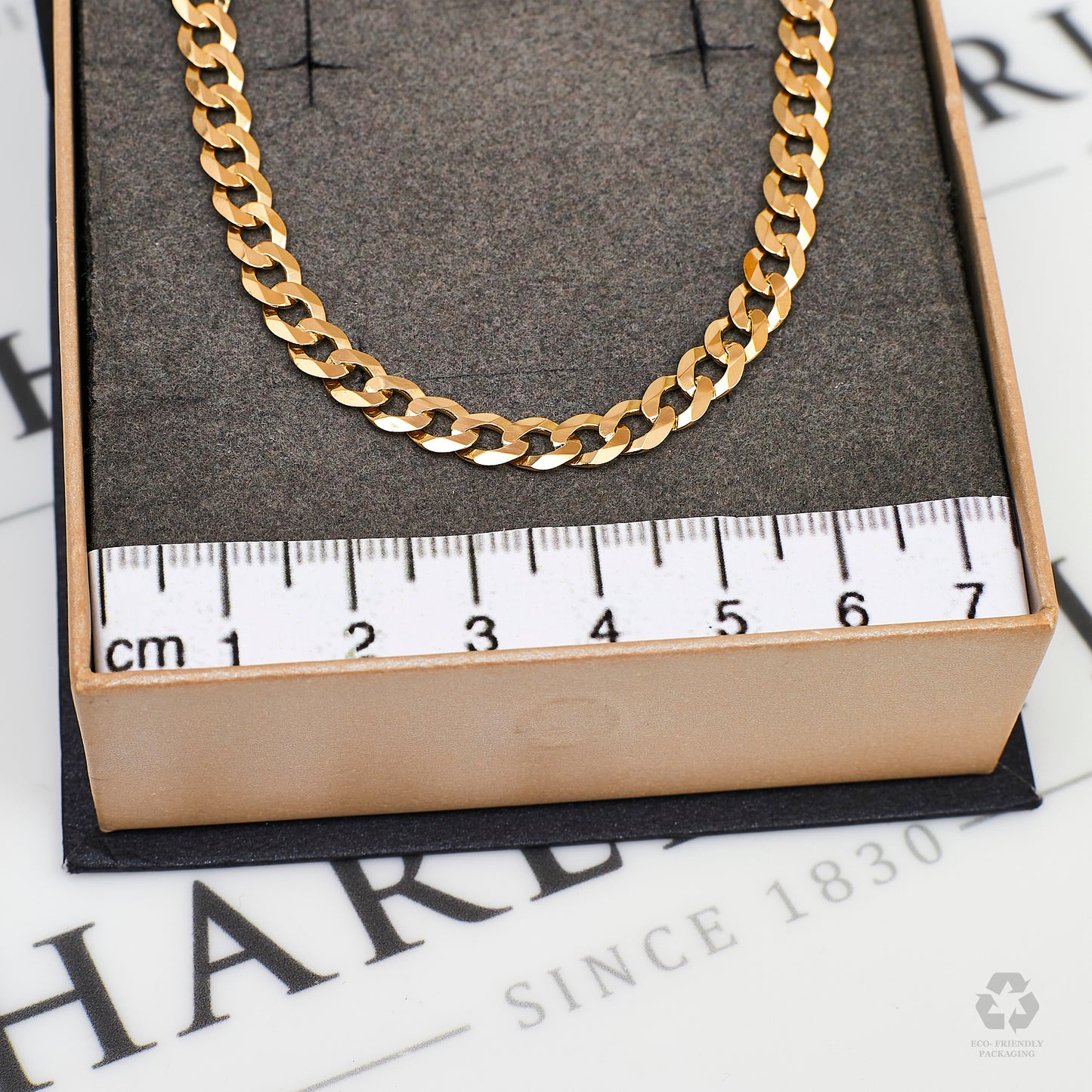 Pre-Owned 9ct Gold Curb Chain Necklace 18 Inch