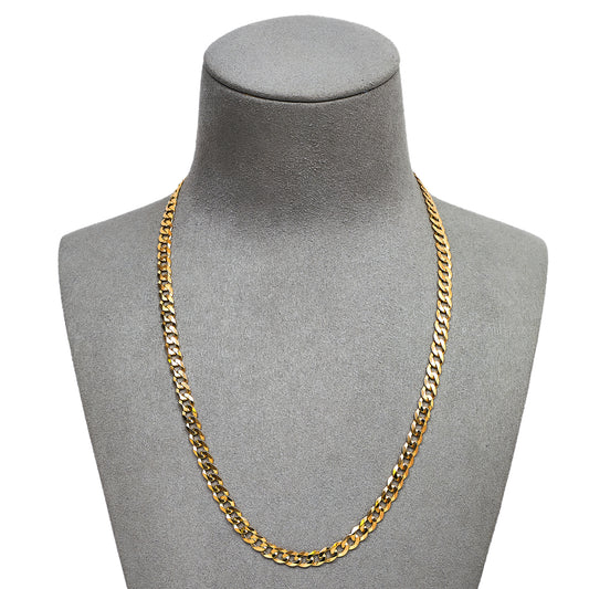 Pre-Owned 9ct Gold Curb Chain Necklace 18 Inch