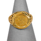 Pre-Owned 9ct Gold Round St George Ring Size L